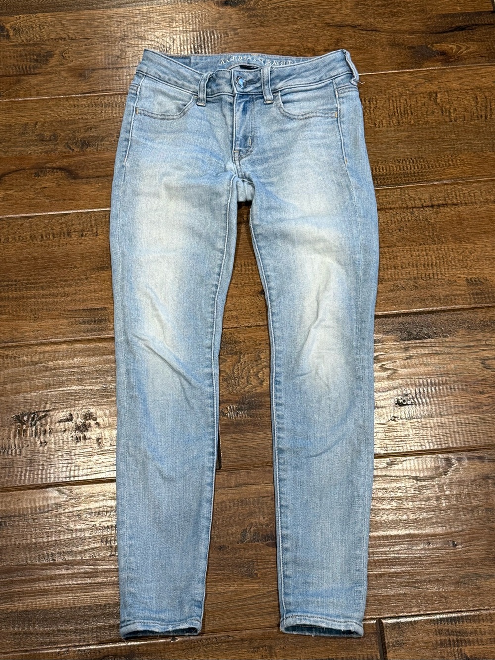 American Eagle Outfitters Light Blue Super Stretch Jeans size 0